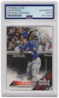 David Ross Signed 2016 Topps Now World Series Champions #WS13 (PSA) at PristineAuction.com