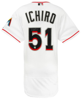 Ichiro Suzuki Signed Marlins Majestic Authentic Jersey (Ichiro) at PristineAuction.com