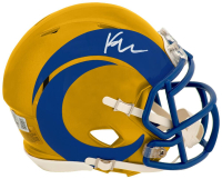 Kyren Williams Signed Rams Flash Alternate Speed Mini Helmet (Beckett) at PristineAuction.com