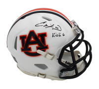 Chris Davis Jr. Signed Auburn Tigers Speed Mini Helmet Inscribed "Kick Six" (Radtke) at PristineAuction.com