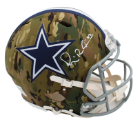 Micheal Irvin Signed Cowboys Full-Size Authentic On-Field Camo Alternate Speed Helmet (Radtke) at PristineAuction.com