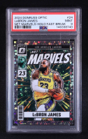 LeBron James 2024-25 Donruss Optic Net Marvels Fast Break Holo #24 (PSA 9) at PristineAuction.com