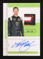 Kurt Busch 2021 Panini National Treasures Firesuit Signatures Holo Gold #18 #06/10 at PristineAuction.com