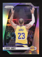 LeBron James 2024-25 Panini Prizm Prizms Silver #130 at PristineAuction.com