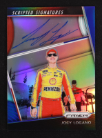 Joey Logano 2018 Panini Prizm Scripted Signatures Prizms Red White and Blue #34 #53/75 at PristineAuction.com