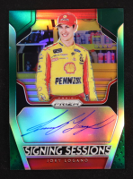 Joey Logano 2019 Panini Prizm Signing Sessions Prizms Green #11 #64/99 at PristineAuction.com