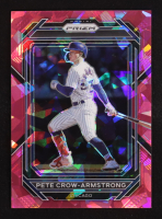 Pete Crow-Armstrong 2023 Panini Prizm Prizms Pink Ice #53 at PristineAuction.com