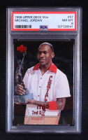 Michael Jordan 1998 Upper Deck MJx #57 / 2nd Quarter Highlights (PSA 8) at PristineAuction.com