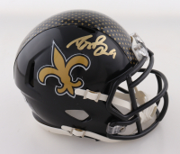 Drew Brees Signed Saints Speed Mini Helmet (Beckett) at PristineAuction.com