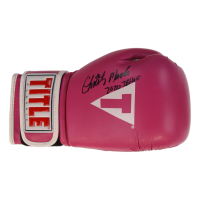 Christy Martin Signed Title Boxing Glove Inscribed "2020 IB HOF" (Schwartz) at PristineAuction.com