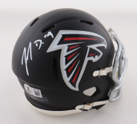 Jahan Dotson Signed Falcons Speed Mini Helmet (Beckett) at PristineAuction.com