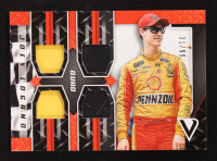 Joey Logano 2019 Panini Victory Lane Quad Swatches Gold #5 #31/99 at PristineAuction.com