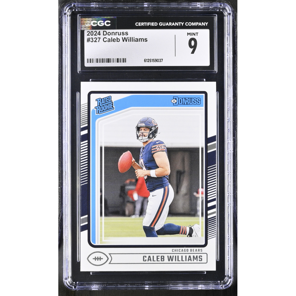 Caleb Williams 2024 Donruss RR #327 RC (CGC 9) at PristineAuction.com