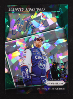 Chris Buescher 2018 Panini Prizm Scripted Signatures Prizms Green #11 #41/99 at PristineAuction.com