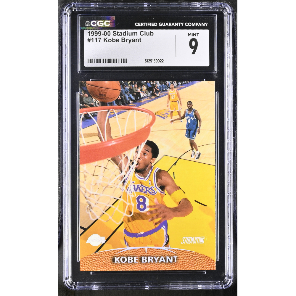 Kobe Bryant 1999-00 Stadium Club #117 (CGC 9) at PristineAuction.com