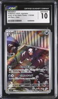 Houndour 2023 Ruler Of The Black Flame Art Rare Holo #115/108 (CGC 10) at PristineAuction.com