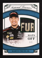Martin Truex Jr. 2017 Panini National Treasures Hats Off Sponsor #17 #2/5 at PristineAuction.com