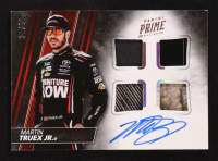 Martin Truex Jr. 2018 Panini Prime Quad Material Autographs Holo Gold #11 #29/50 at PristineAuction.com