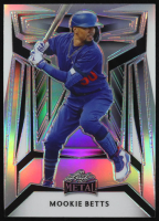 Mookie Betts 2023 Leaf Metal Prismatic Silver #B25 #135/189 at PristineAuction.com