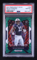 Micah Parsons 2021 Panini Prizm Draft Picks Prizms Green Wave #188 AA RC (PSA 10) at PristineAuction.com