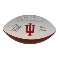 Kaelon Black Signed Indiana Hoosiers Logo Football Inscribed "2025 Champs" (Schwartz) at PristineAuction.com