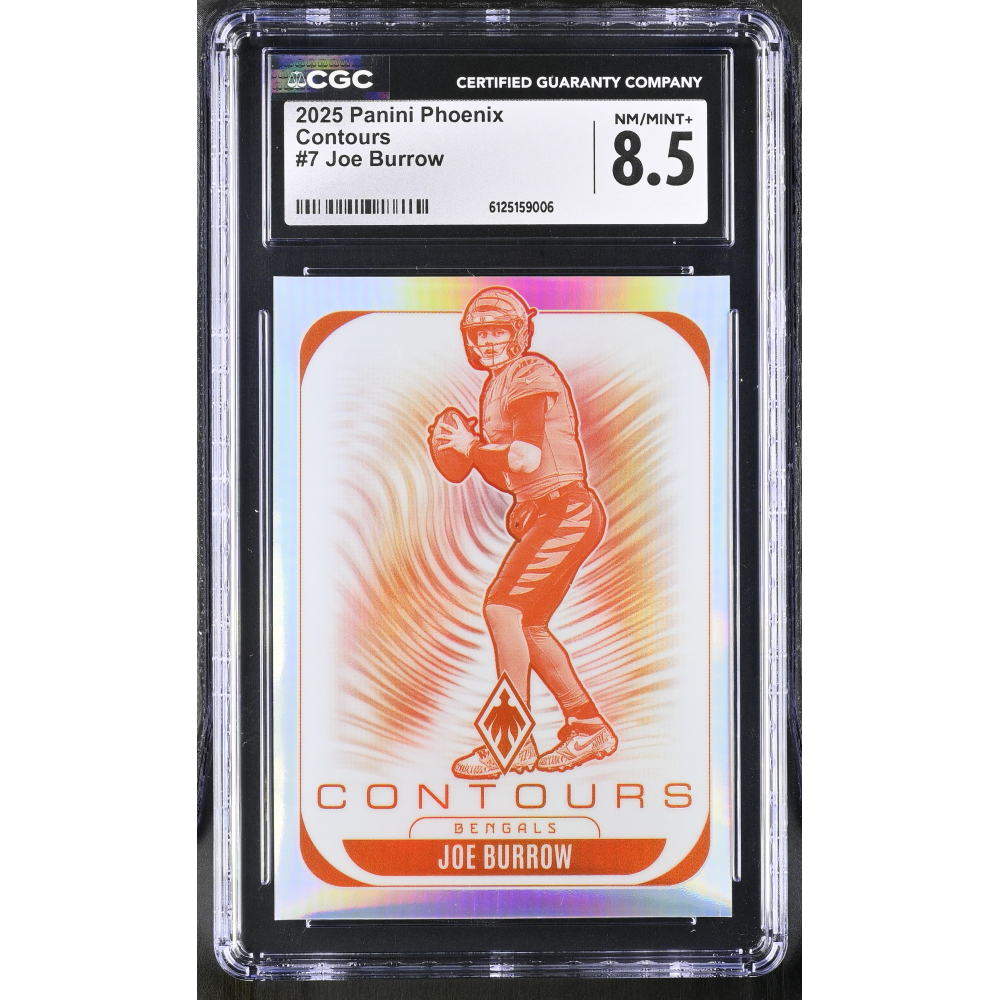 Joe Burrow 2025 Panini Phoenix Contours #7 (CGC 8.5) at PristineAuction.com