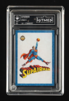 Supairman Starburst | 2024 The Case Hitmen Artist Proof 1/1 Art Card with Display Case at PristineAuction.com