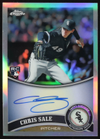 Chris Sale 2011 Topps Chrome Rookie Autographs Refractors #205 #046/499 RC at PristineAuction.com