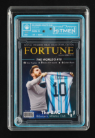 Lionel Messi Billionaire Athletic Club Ivory | 2024 The Case Hitmen Artist Proof 1/1 Art Card with Display Case at PristineAuction.com
