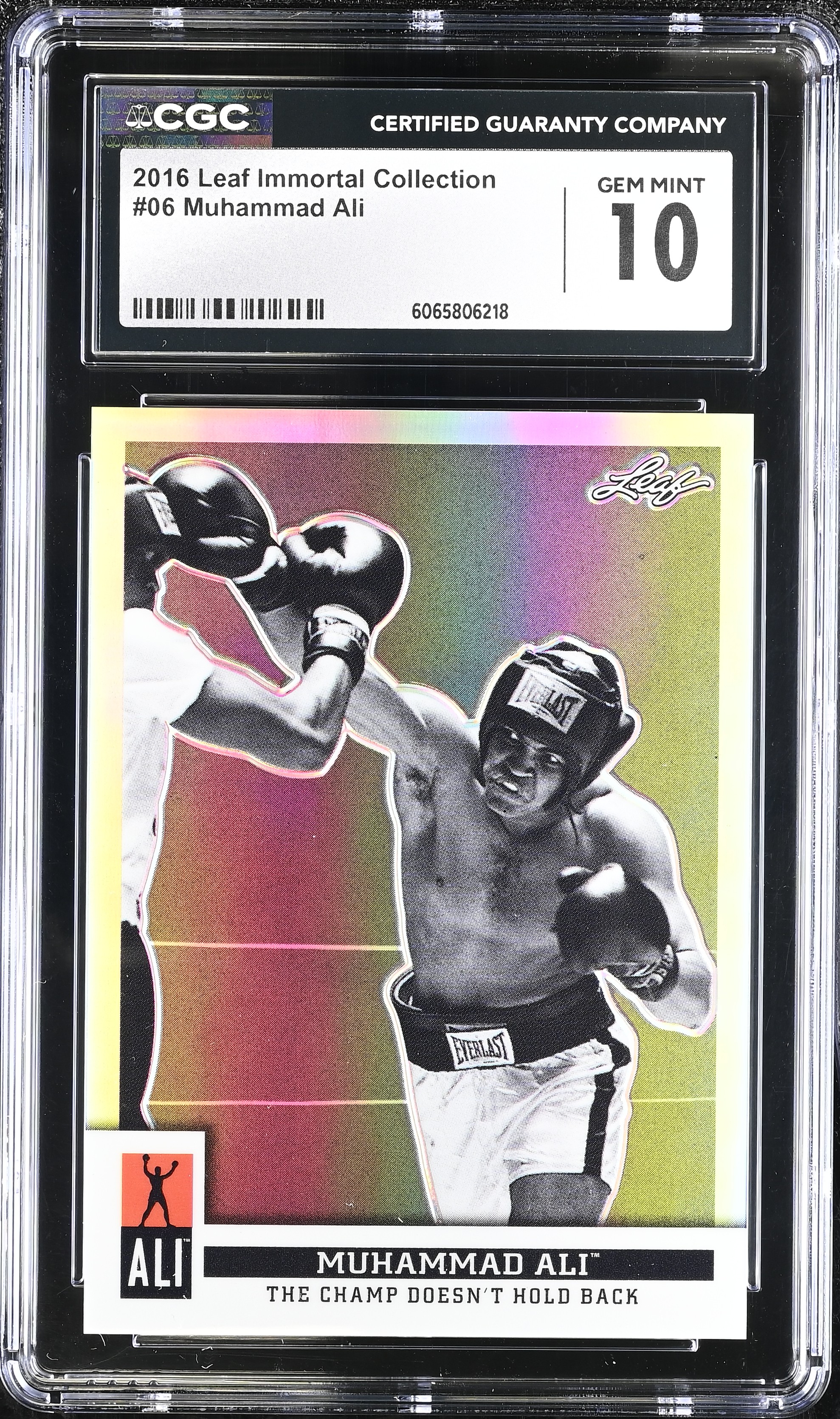 Muhammad Ali 2016 Leaf Immortal Collection #06 (CGC 10) | Pristine Auction