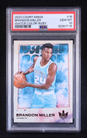 Brandon Miller 2023-24 Court Kings Water Color Ruby #16 RC #051/149 (PSA 10) at PristineAuction.com