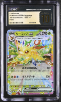 Leafeon Ex 2024 Terastal Fest Ex Holo #003/187 (CGC 10 | Black Label) at PristineAuction.com