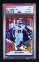 Micah Parsons 2021 Panini Phoenix Fire Burst #146 RC (PSA 10) at PristineAuction.com