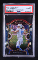 Justin Herbert 2020 Select Prizm Tri Color Die Cut #44 RC (PSA 10) at PristineAuction.com