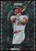 Mike Trout 2022 Panini Prizm Stained Glass #5 at PristineAuction.com