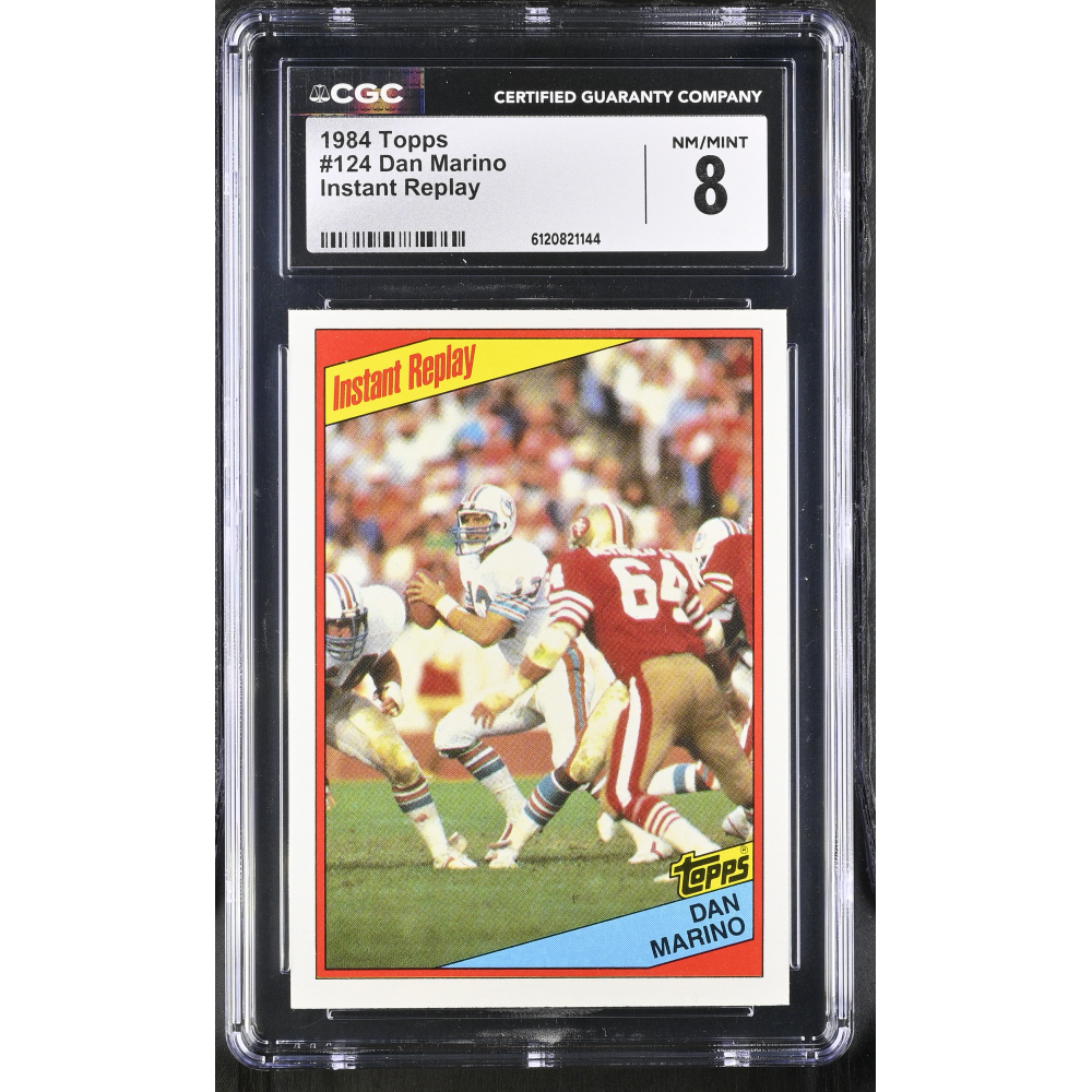 Dan Marino 1984 Topps Instant Replay #124 (CGC 8) at PristineAuction.com