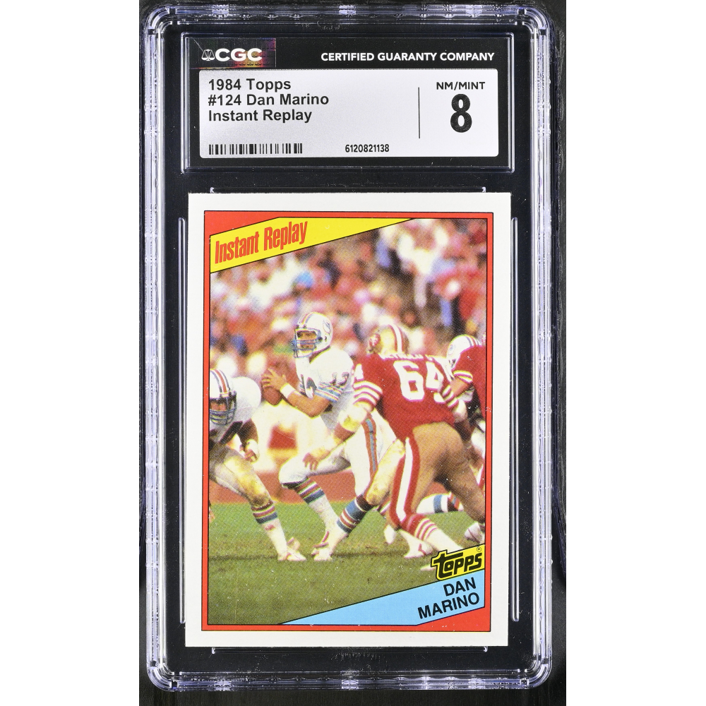 Dan Marino 1984 Topps Instant Replay #124 (CGC 8) at PristineAuction.com
