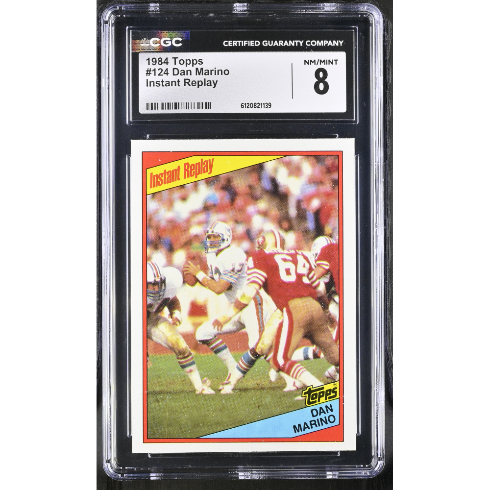 Dan Marino 1984 Topps Instant Replay #124 (CGC 8) at PristineAuction.com