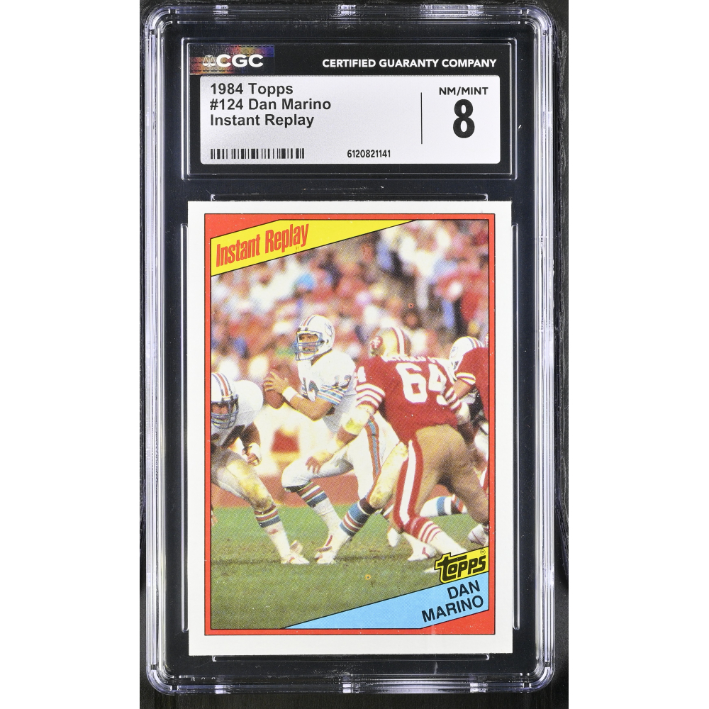 Dan Marino 1984 Topps Instant Replay #124 (CGC 8) at PristineAuction.com