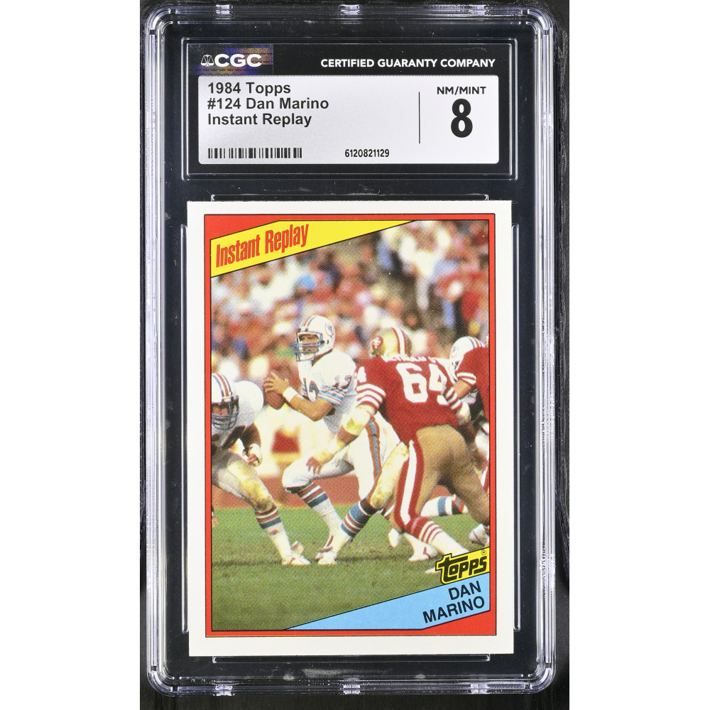Dan Marino 1984 Topps Instant Replay #124 (CGC 8) at PristineAuction.com