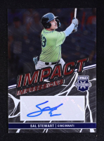 Sal Stewart 2023 Elite Extra Edition Impact Impressions Signatures #42 RC at PristineAuction.com