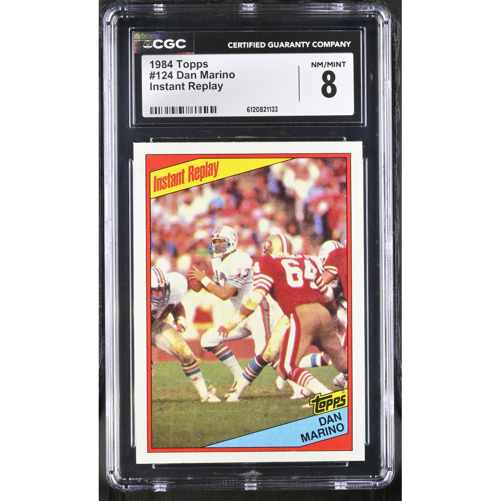 Dan Marino 1984 Topps Instant Replay #124 (CGC 8) at PristineAuction.com