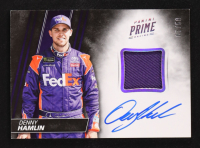 Denny Hamlin 2018 Panini Prime Autograph Materials #10 #07/50 at PristineAuction.com