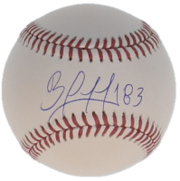Eduard Bazardo Signed OML Baseball (PSA) at PristineAuction.com