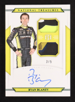 Ryan Blaney 2021 Panini National Treasures Dual Race Gear Graphs Green #19 #3/5 at PristineAuction.com