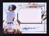 Kevin McGonigle 2024 Leaf Trinity Bronze Foil Autograph Swatches #PAKMG #2/99 RC at PristineAuction.com