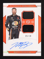 Martin Truex Jr. 2021 Panini National Treasures Dual Race Gear Graphs Holo Gold #14 #05/10 at PristineAuction.com