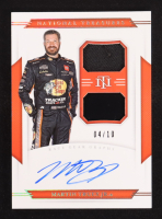 Martin Truex Jr. 2021 Panini National Treasures Dual Race Gear Graphs Holo Gold #14 #04/10 at PristineAuction.com