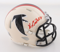 Kyle Pitts Signed Falcons Retro Alternate Speed Mini Helmet (Beckett) at PristineAuction.com