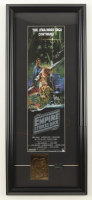 "Star Wars: The Empire Strikes Back" Custom Framed Poster Print Display with 24KT Trading Card & Movie Pin at PristineAuction.com